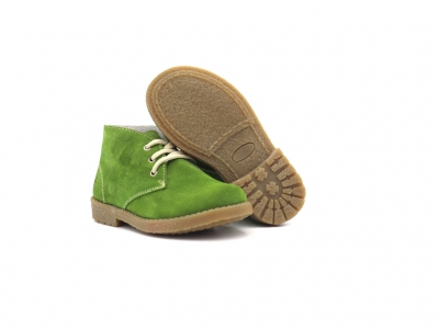 Ghete copii Lui Kids, cod 3G2531, seria CREP, verde lime, piele naturala