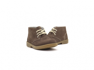 Ghete copii Lui Kids, cod 3G2533, seria CREP, maro deschis, piele naturala