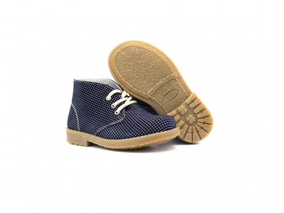 Ghete copii Lui Kids, cod 3G2544, seria CREP, negru, piele naturala