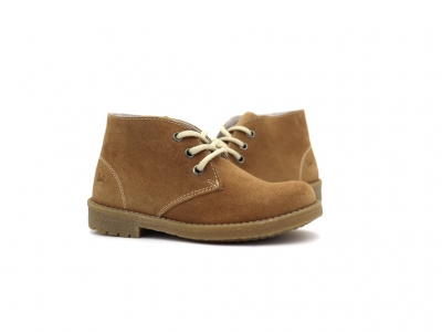 Ghete copii Lui Kids, cod 3G2545, seria CREP, maro deschis, piele naturala