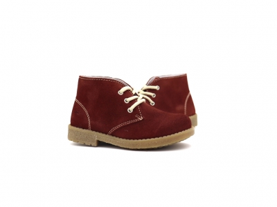 Ghete copii Lui Kids, cod 3G2547, seria CREP, visiniu, piele naturala