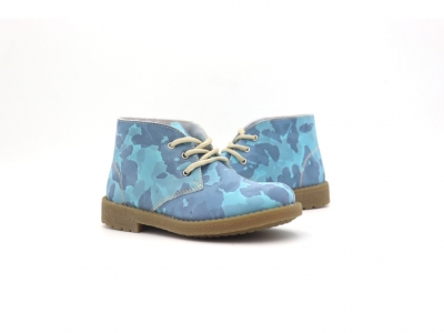 Ghete copii Lui Kids, cod 3G2549, seria CREP, albastru, piele naturala