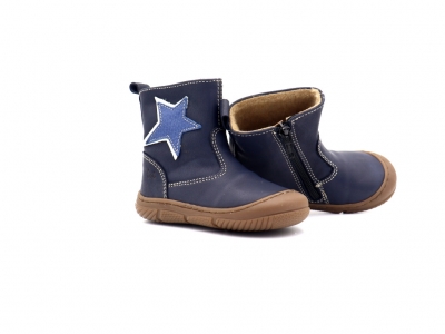 Cizme copii Lui Kids, cod 3C407, seria VICHY, bleumarin, piele naturala