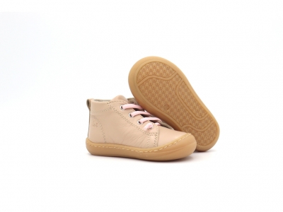 Pantofi sport copii Lui Kids, cod 3A1177, seria PRIMO, roz pal, piele naturala