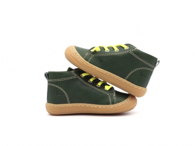 Pantofi sport copii Lui Kids, cod 3A1181, seria PRIMO, verde forest, piele naturala
