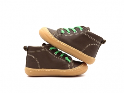 Pantofi sport copii Lui Kids, cod 3A1182, seria PRIMO, maro inchis, piele naturala