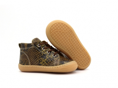 Pantofi sport copii Lui Kids, cod 3A1197, seria PRIMO, maro inchis, piele naturala