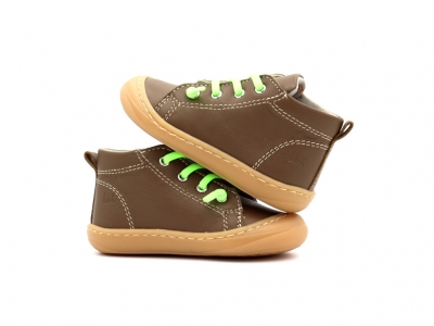 Pantofi sport copii Lui Kids, cod 3A1207, seria PRIMO, maro deschis, piele naturala