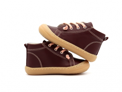 Pantofi sport copii Lui Kids, cod 3A1211, seria PRIMO, bordo, piele naturala