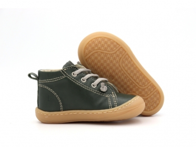 Pantofi sport copii Lui Kids, cod 3A1213, seria PRIMO, verde forest, piele naturala