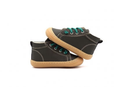 Pantofi sport copii Lui Kids, cod 3A1217, seria PRIMO, verde forest, piele naturala