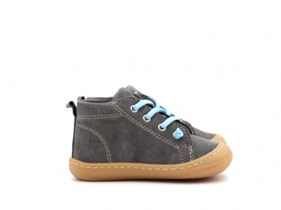Pantofi sport copii Lui Kids, cod 3A1226, seria PRIMO, gri deschis, piele naturala