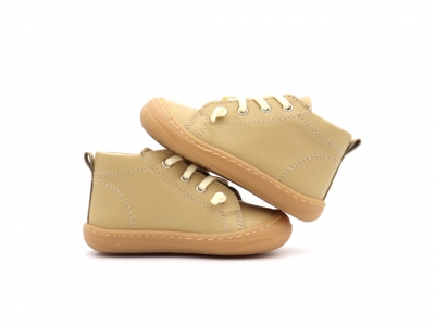 Pantofi sport copii Lui Kids, cod 3A1235, seria PRIMO, crem, piele naturala