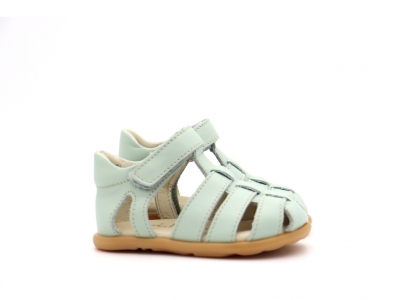 Sandale copii Lui Kids, cod 3S433, seria SPIDER, verde pal, piele naturala