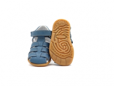 Sandale copii Lui Kids, cod 3S435, seria SPIDER, albastru, piele naturala