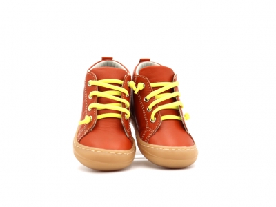Pantofi sport copii Lui Kids, cod 3A1239, seria PRIMO, portocaliu, piele naturala