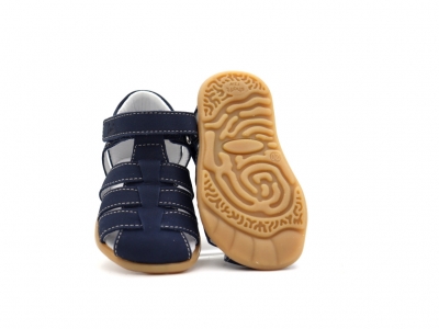Sandale copii Lui Kids, cod 3S441, seria SPIDER, bleumarin, piele naturala