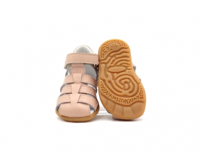 Sandale copii Lui Kids, cod 3S443, seria SPIDER, roz pal, piele naturala