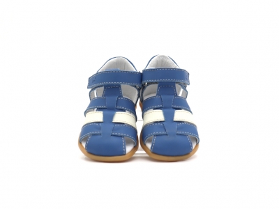 Sandale copii Lui Kids, cod 3S444, seria SPIDER, albastru, piele naturala