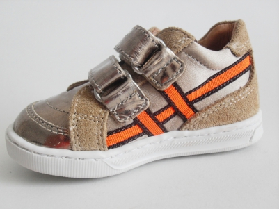 Pantofi sport copii LM, cod 3A126, seria KIDDY, auriu, piele naturala