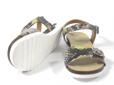 Sandale copii fete LM, cod 6S87, seria ELSA, multicolor, piele naturala