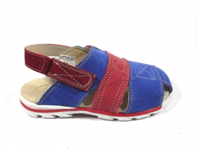 Sandale copii LM, cod 3S93, seria TOTTO, albastru, piele naturala
