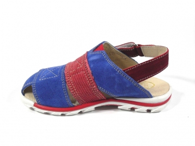 Sandale copii LM, cod 3S93, seria TOTTO, albastru, piele naturala