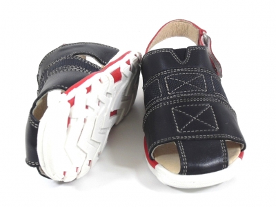 Sandale copii LM, cod 3S97, seria TOTTO, albastru, piele naturala