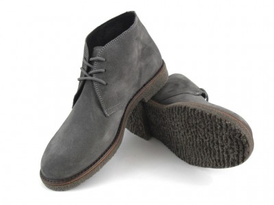 Ghete barbati LM, cod 1G470, seria TORO, gri, piele naturala