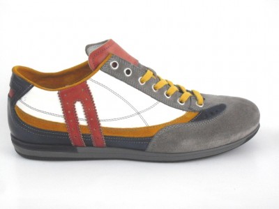 Pantofi sport barbati LM, cod 1A400, seria FOX, multicolor, piele naturala
