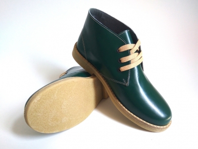 Ghete adulti LM, cod 4G91, seria CREP, verde forest, piele naturala