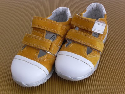 Pantofi sport copii LM, cod 3A297, seria SANDY, galben, piele naturala