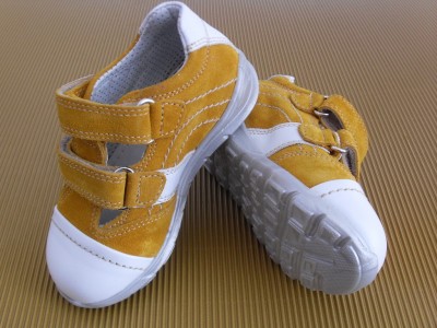 Pantofi sport copii LM, cod 3A297, seria SANDY, galben, piele naturala