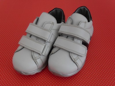 Pantofi sport copii LM, cod 3A300, seria ANDOS SKY, alb, piele naturala