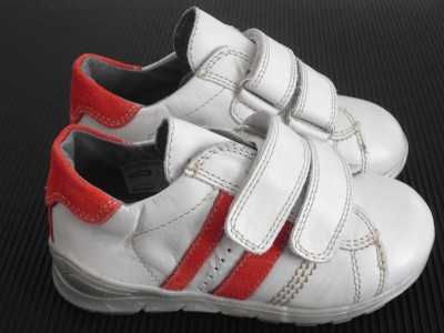 Pantofi sport copii LM, cod 3A306, seria ANDOS SKY, alb, piele naturala