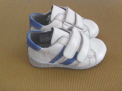 Pantofi sport copii LM, cod 3A308, seria ANDOS SKY, alb, piele naturala