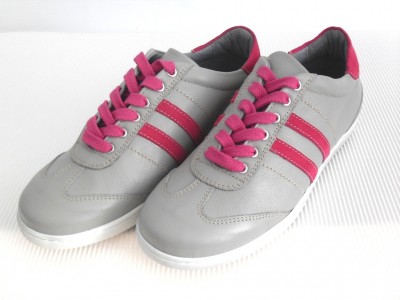 Pantofi sport femei LM, cod 2A211, seria NADAL, gri, piele naturala