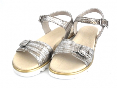 Sandale copii fete LM, cod 6S104, seria ELSA, multicolor, piele naturala