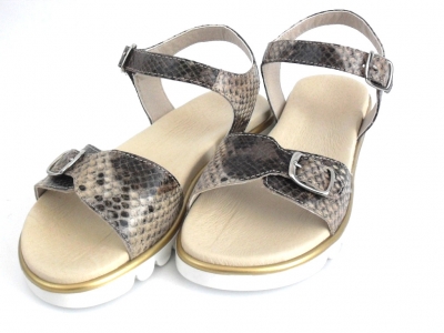 Sandale copii fete LM, cod 6S122, seria ELSA, multicolor, piele naturala