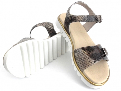 Sandale copii fete LM, cod 6S122, seria ELSA, multicolor, piele naturala