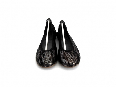 Pantofi femei LM, cod 2P302, seria RAINBOW NEW, negru, piele naturala