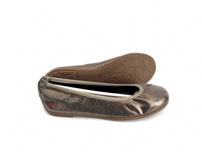 Pantofi femei LM, cod 2P306, seria RAINBOW NEW, bronz, piele naturala