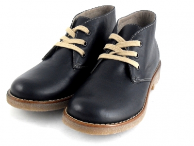 Ghete femei LM, cod 2G519, seria CREP, negru, piele naturala