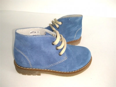 Ghete copii LM, cod 3G875, seria CREP, azur, piele naturala
