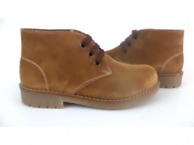 Ghete copii LM, cod 3G893, seria CREP, maro inchis, piele naturala