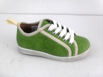 Pantofi sport copii LM, cod 3A358, seria DAY, verde lime, piele naturala