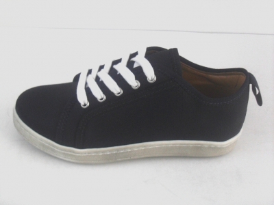 Pantofi sport copii LM, cod 3A367, seria DAY, negru, piele naturala