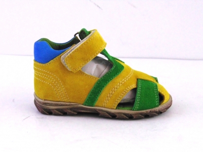 Sandale copii LM, culoare galben, cod 3S147, seria SIMBA