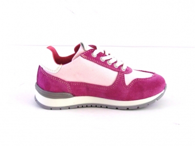 Pantofi sport copii LM, cod 3A391, seria VOLEY, purpuriu, piele naturala