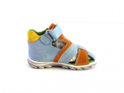 Sandale copii LM, cod 3S173, seria SIMBA, azur, piele naturala